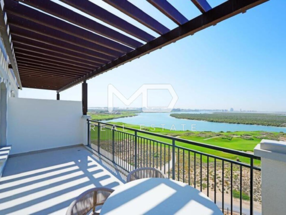 Ready To Move In | Full Golf View | 2BR+Maids Room - Yas Golf Collection, Residences C, Yas Island - MD-R-123852