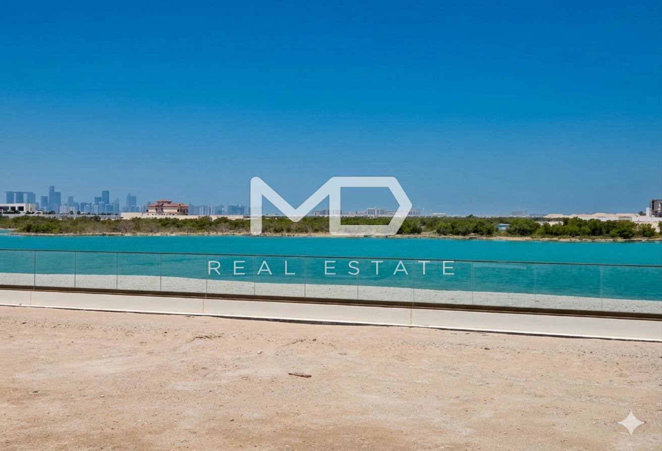 Rare Beachfront | Skyline & Mangrove Views - Ain Al Maha, Jubail Island - MD-S-124919